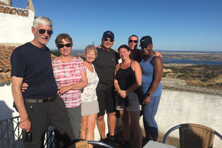 a group of people posing for the camera
