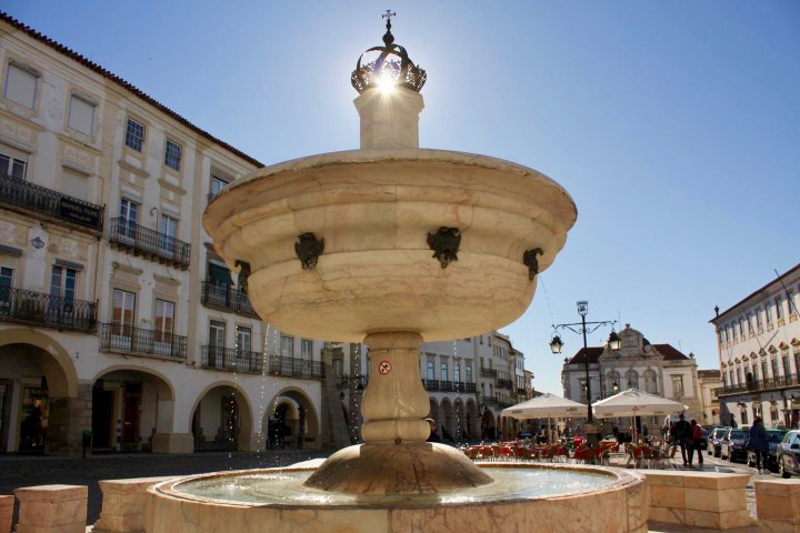 a large white building