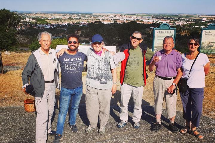 a group of people posing for the camera
